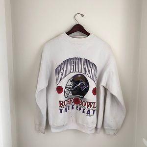 *RARE* Vintage UW Huskies Rose Bowl Crewneck - Size S fits a Medium